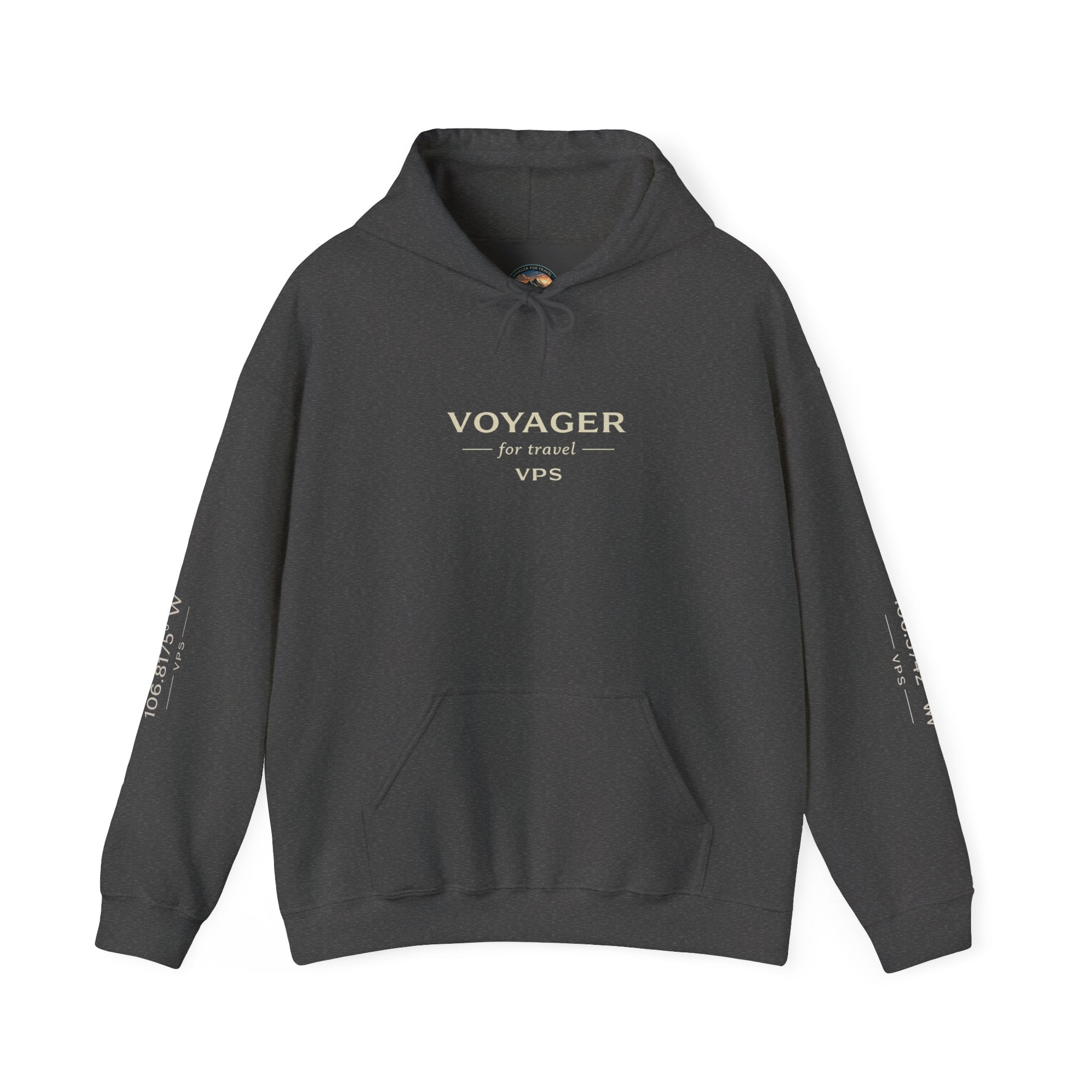 Voyager for Travel Hoodie | Colorado Mountain Landscape | Vintage Outdoor Travel Hoodie
