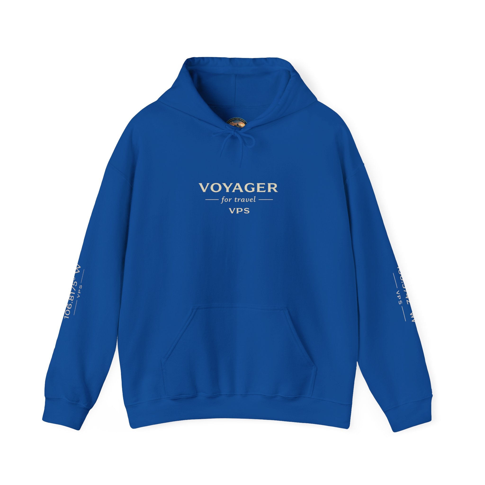 Voyager for Travel Hoodie | Colorado Mountain Landscape | Vintage Outdoor Travel Hoodie
