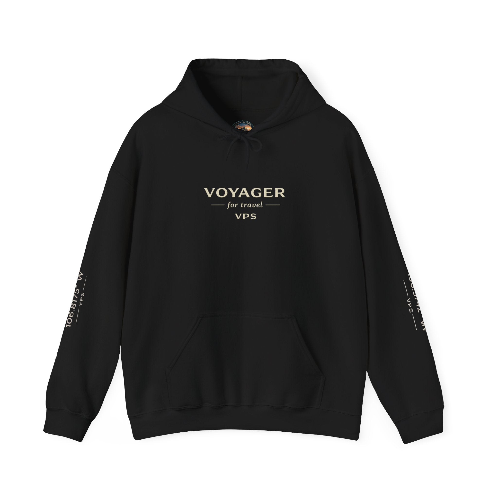 Voyager for Travel Hoodie | Colorado Mountain Landscape | Vintage Outdoor Travel Hoodie