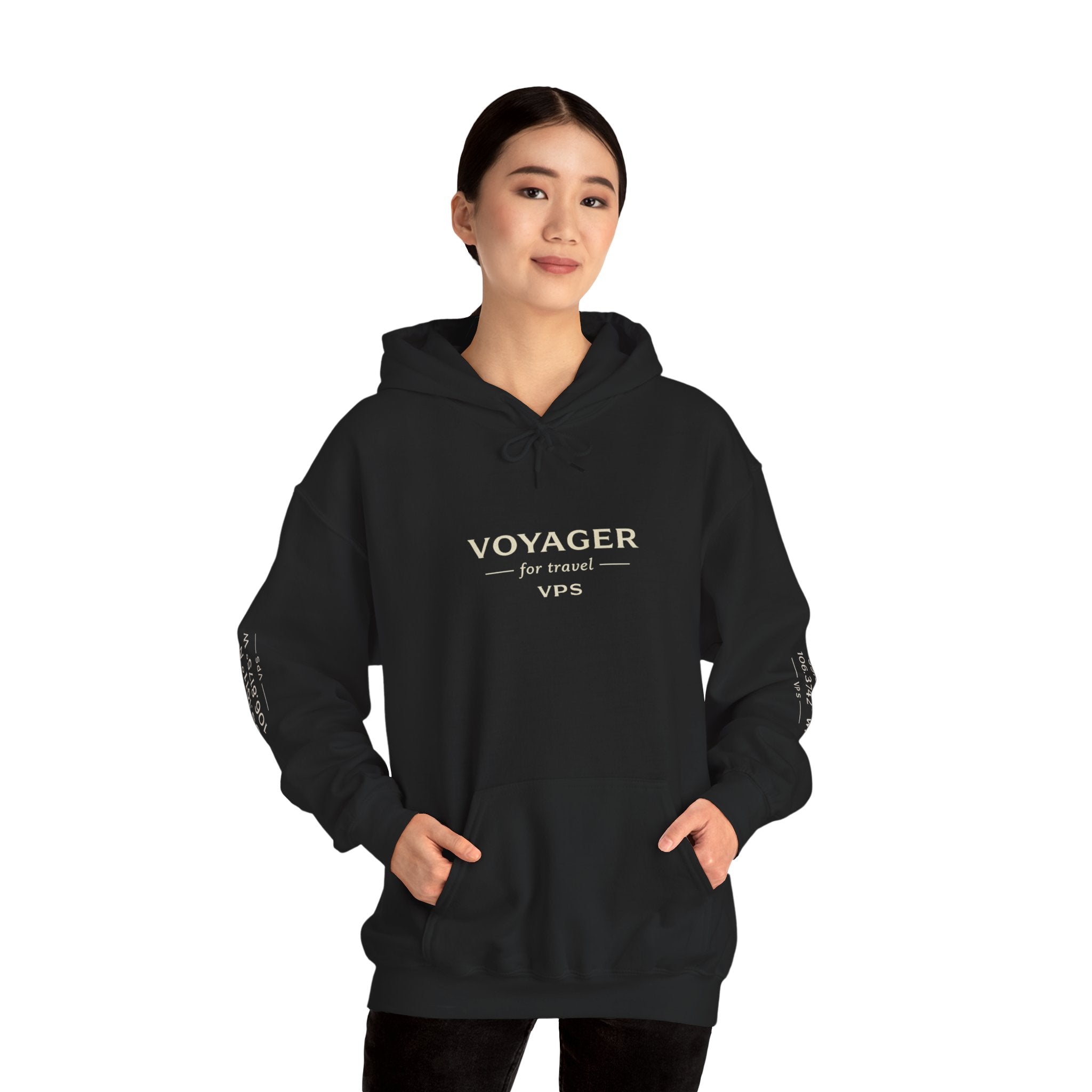 Voyager for Travel Hoodie | Colorado Mountain Landscape | Vintage Outdoor Travel Hoodie
